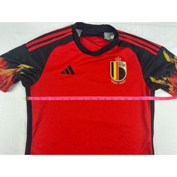 BELGIUM NATIONAL TEAM HOME FOOTBALL SHIRT 2022 2023 JERSEY SIZE MEN’S Small - Picture 8 of 8